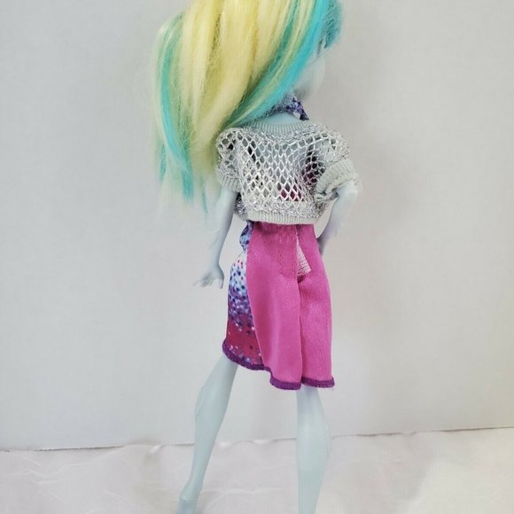 2016 Monster High Lagoona Blue Doll hard plastic barbie size 12" - Picture 5 of 8